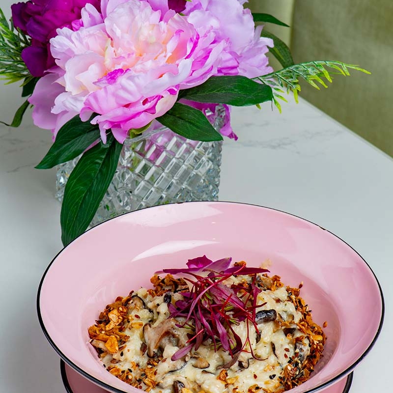 Mushroom Risotto - PANI at Aventura Mall